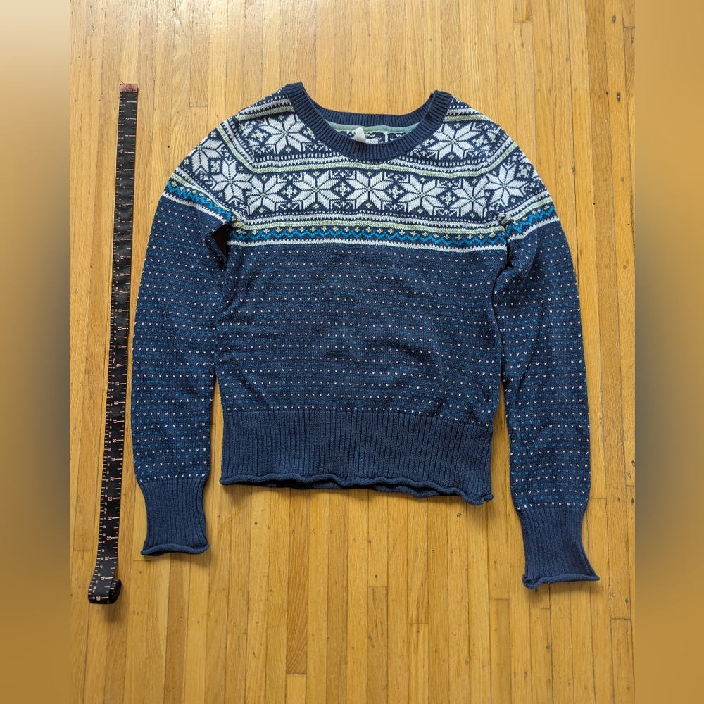 aéropostale Fair Isle Knit Sweater - Size Medium